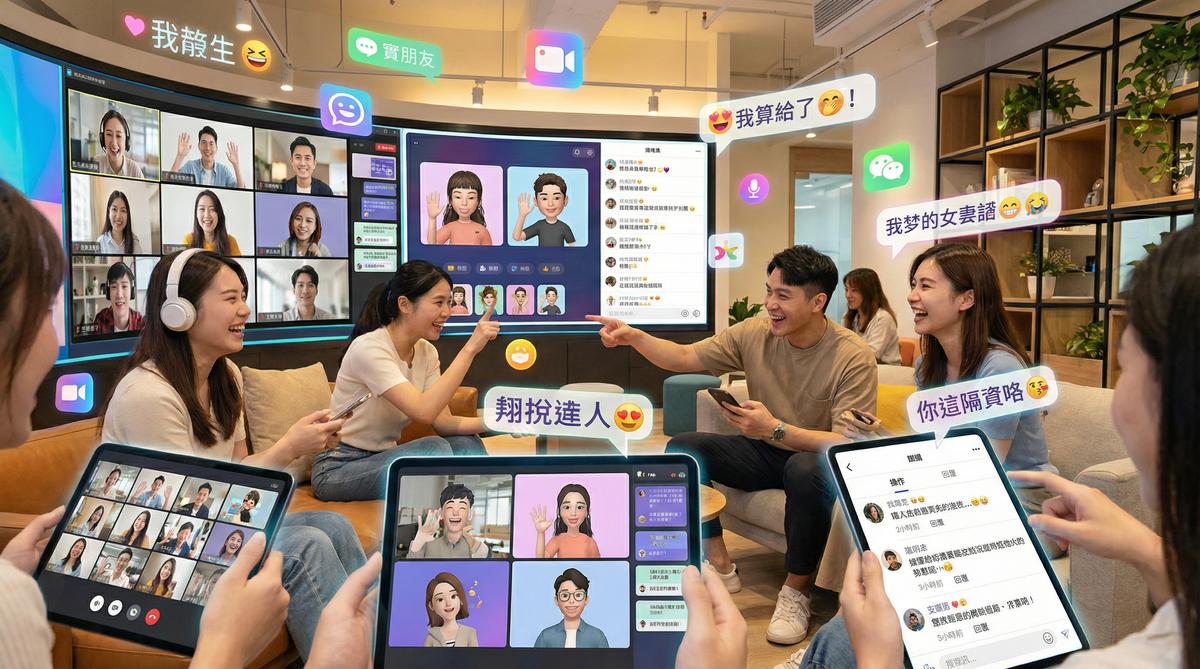 福利姬甜心社区互动场景